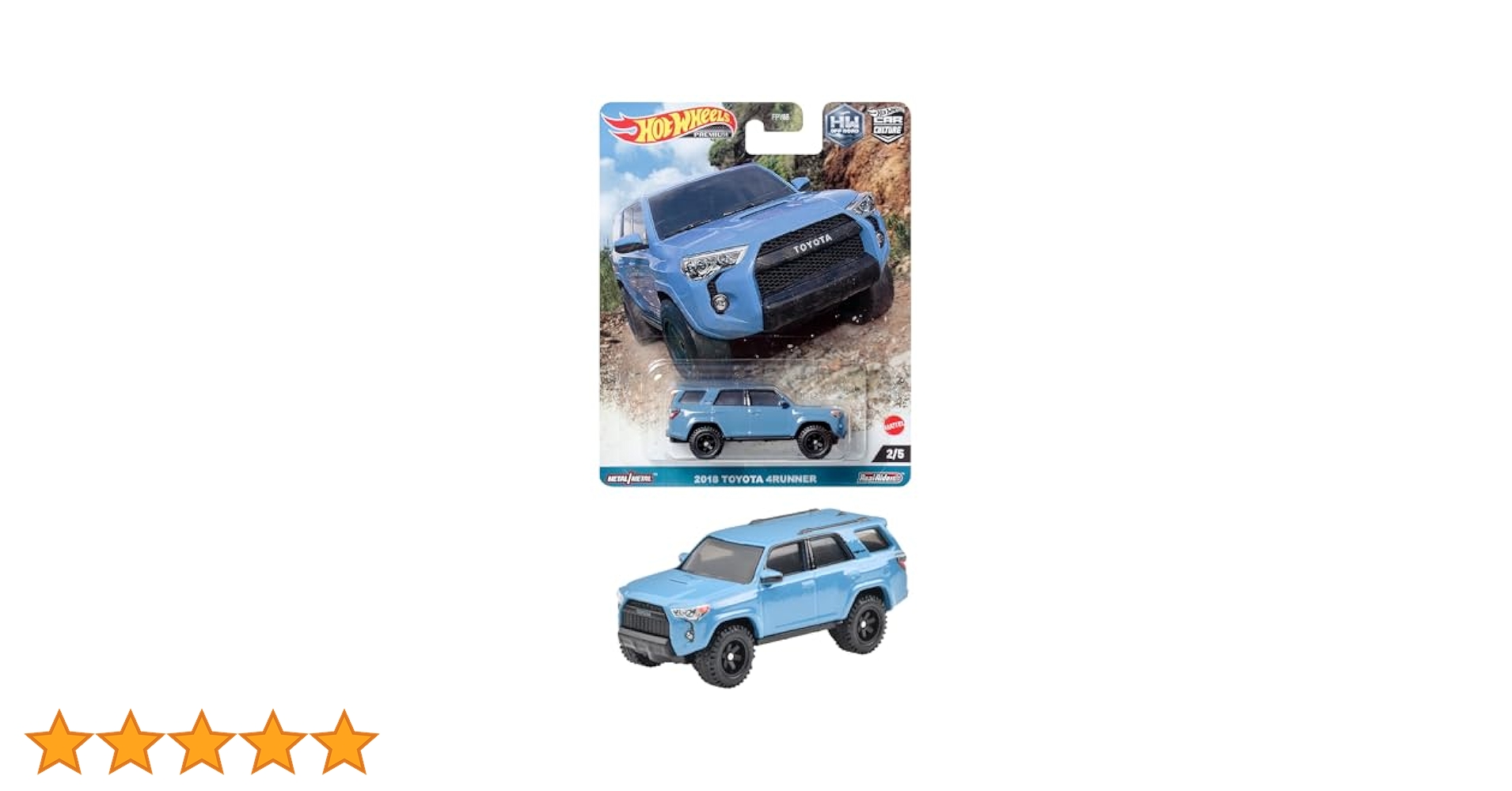 トヨタ 4台セット ホットウィール ホットウィール off road 2018 トヨタ 4ランナー 2台セット